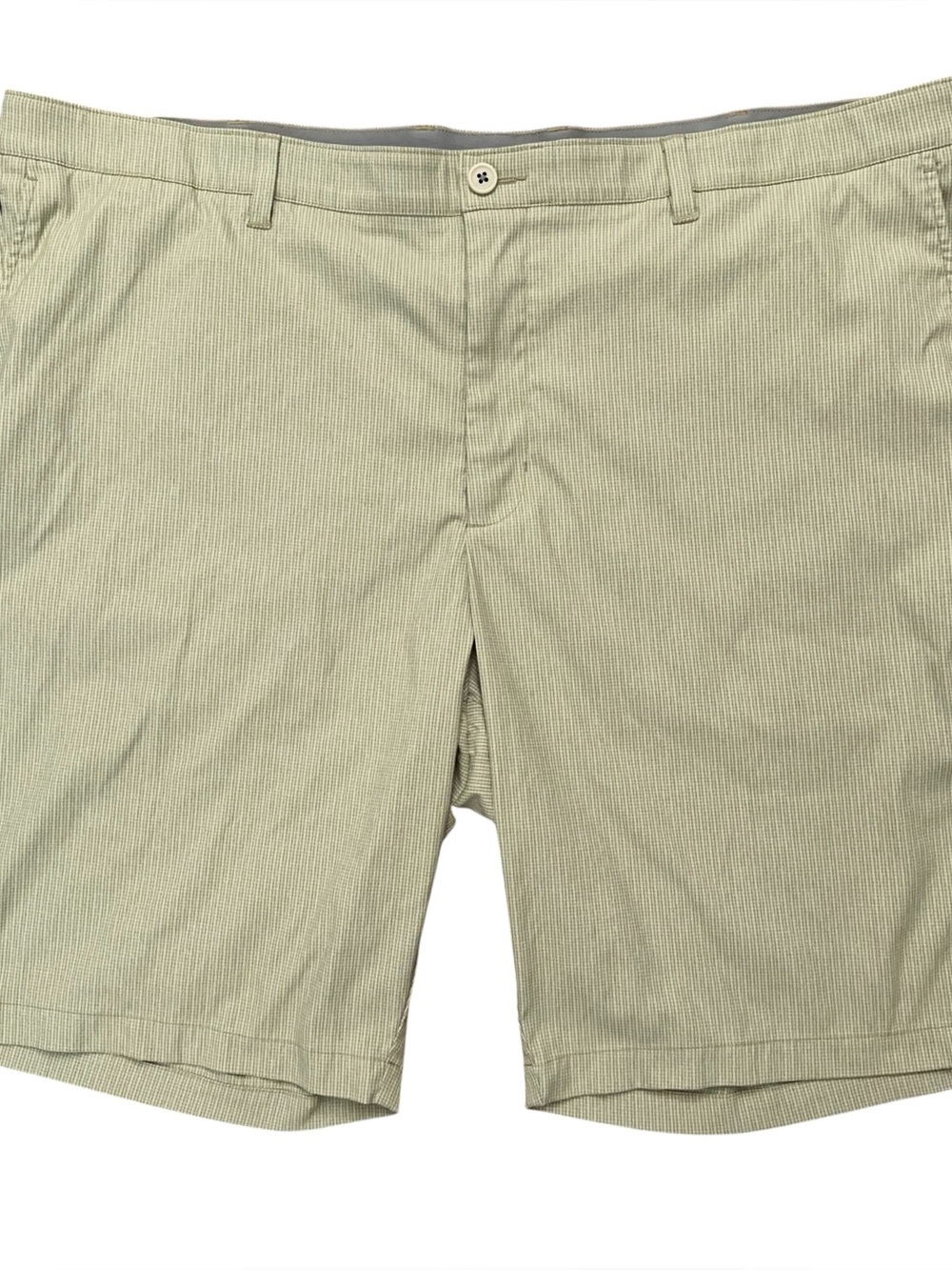 Tommy Bahama Barbados Pro Vista Check Shorts Mens 46 LG Performance Golf Beige
